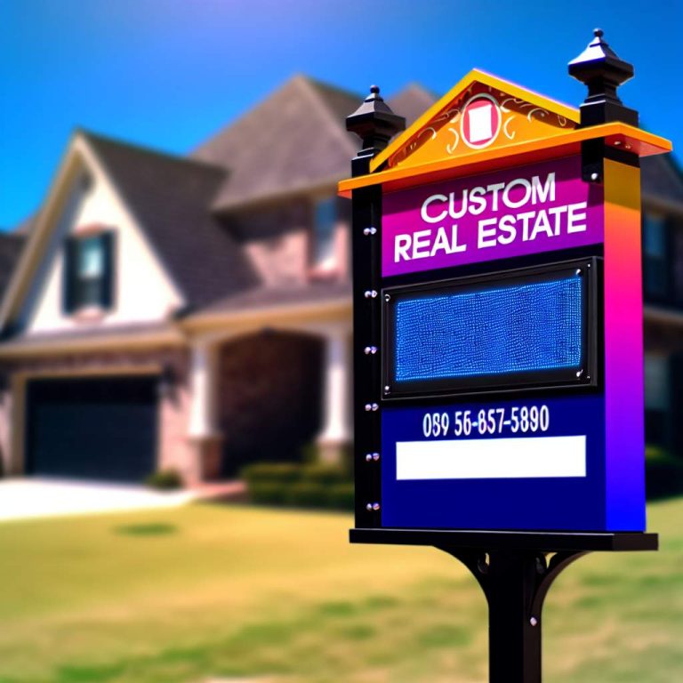 Panneau immobilier: astuces pour se distinguer